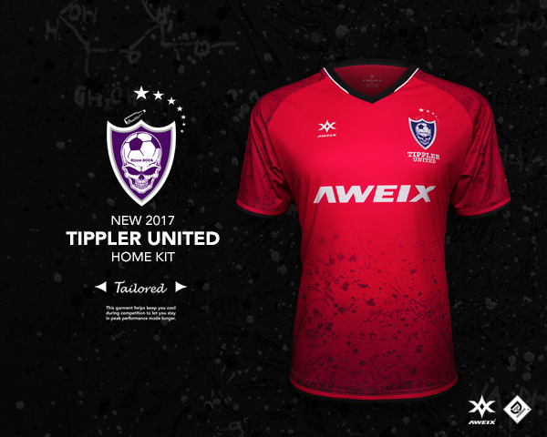 TIPPLER UNITED FC 2017 Home kit